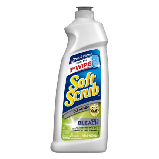Heavy Duty Cleaner with Bleach, Unscented, 24 Oz.