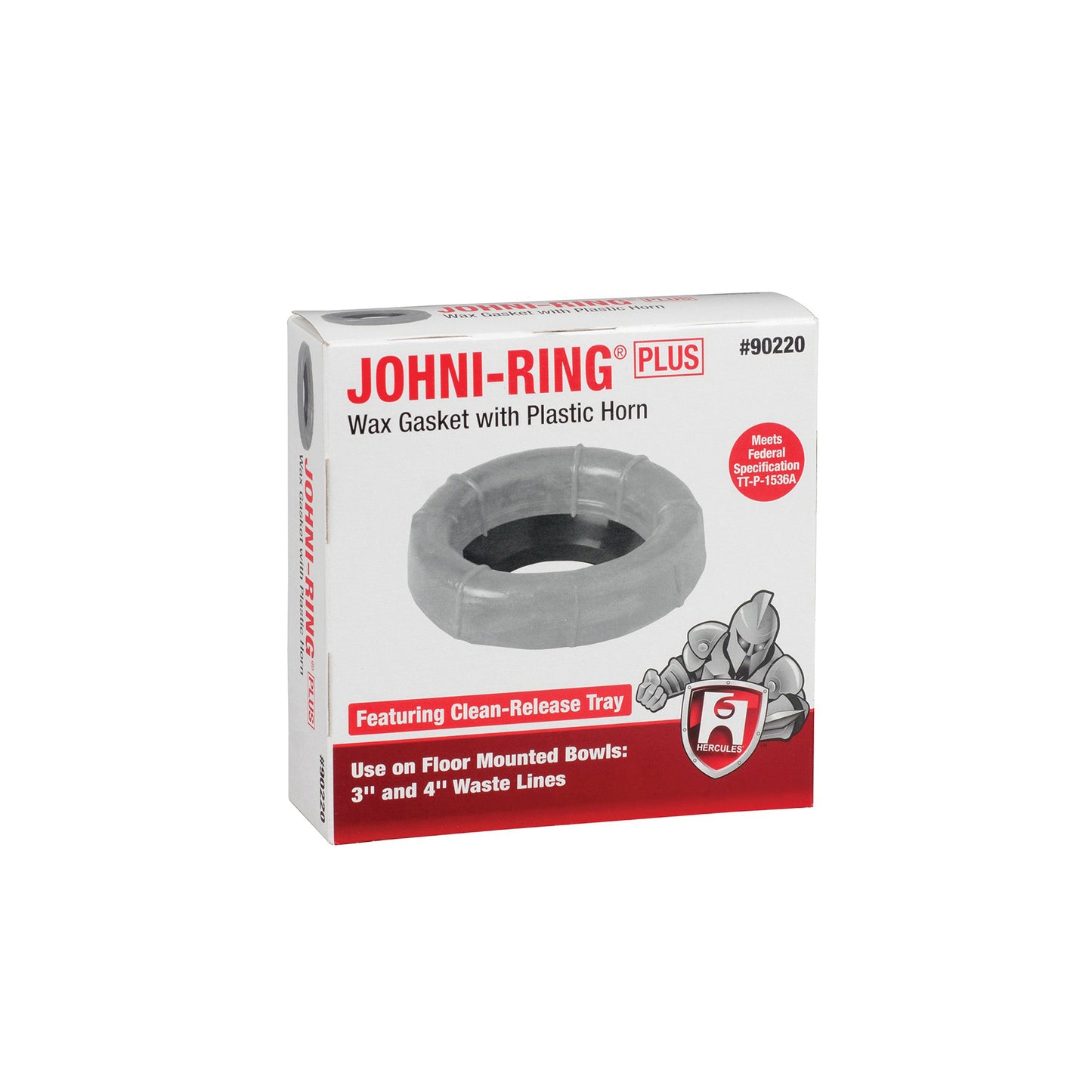 带塑料喇叭的 Johni-Ring® Plus 蜡垫圈 (90220)