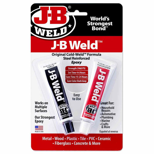J-B Weld Original Epoxy Twin Tubes, 2 Oz.