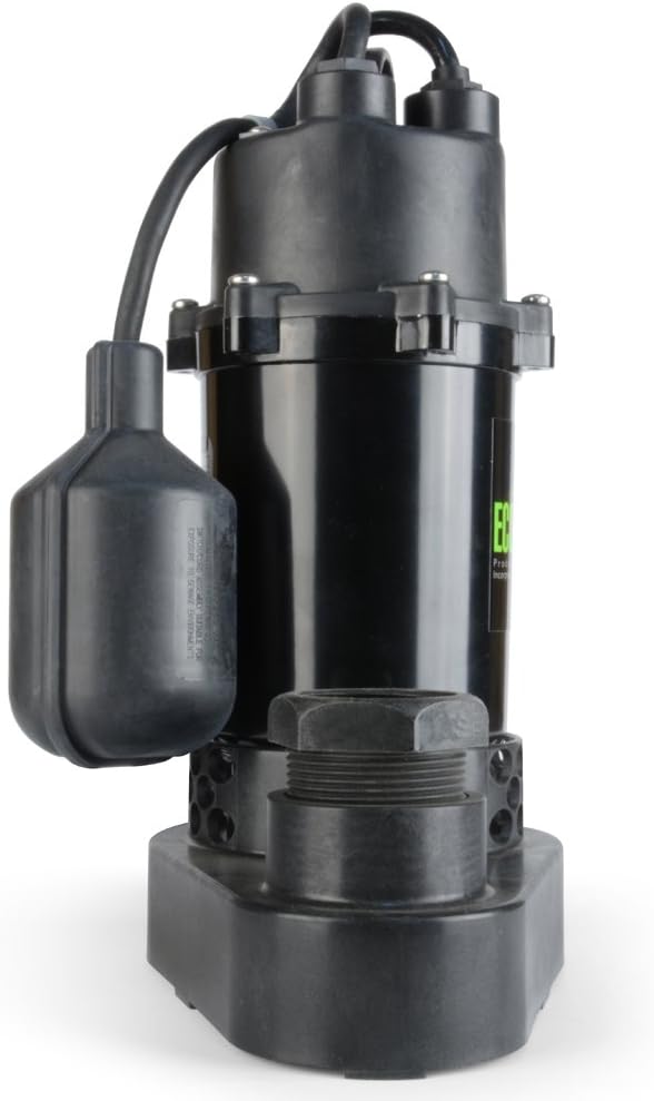 Sump Pump with Wide Angle Switch, 1/3 HP, 3,600 GPH