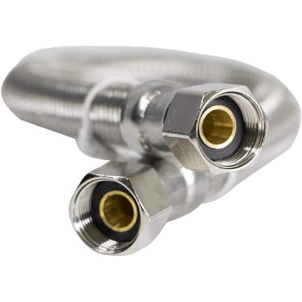 12 in. Stainless Steel Braided Water Supply Line
