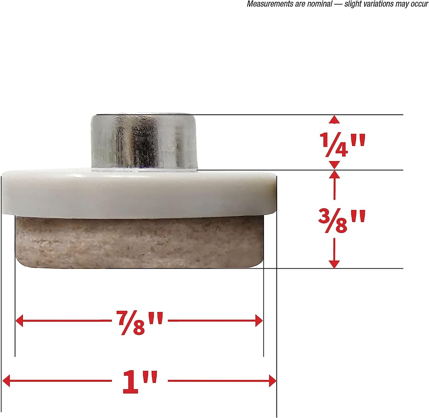 1 in. Nail-On Heavy Duty Felt Pads