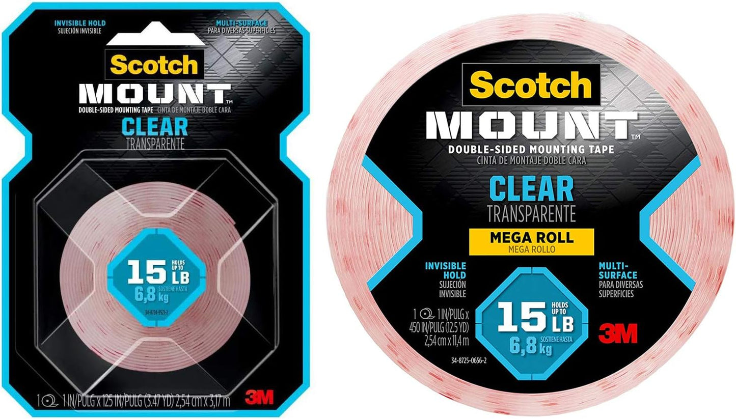 Double-Sided Mounting Tape, Clear