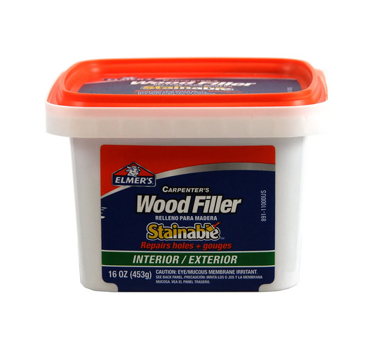 Carpenter's Interior/Exterior Stainable Wood Filler, 16 Oz.