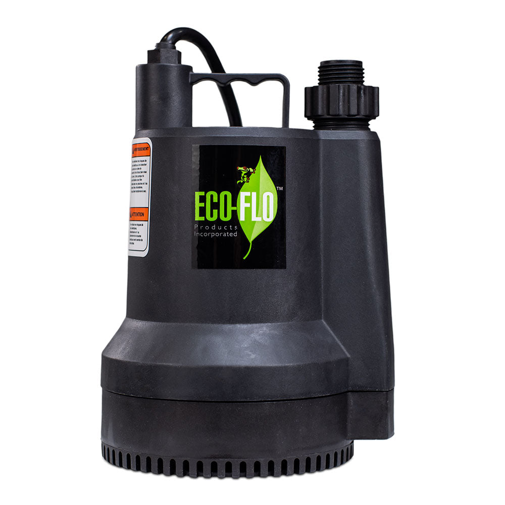 Submersible Utility Pump, 1/6 HP, 1,680 GPH