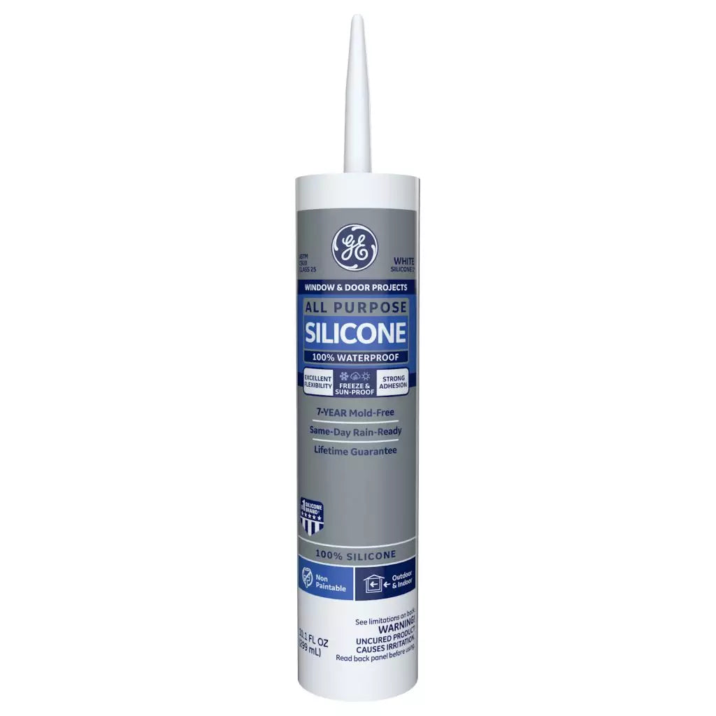 All Purpose Silicone 1® 密封剂,10 液体。盎司,白色