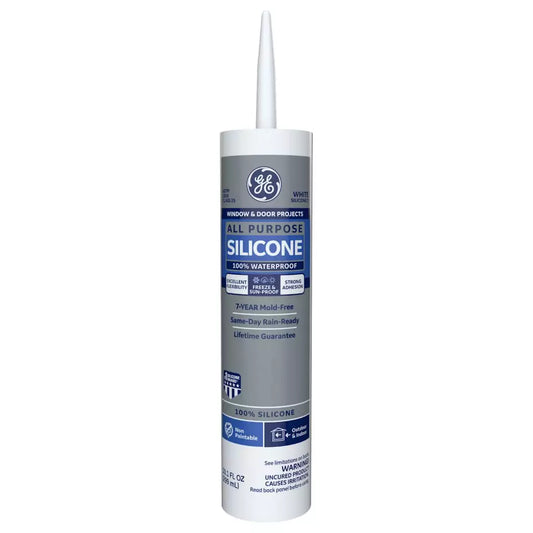 All Purpose Silicone 1® Sealant, 10 Fl. Oz. - Window and Door