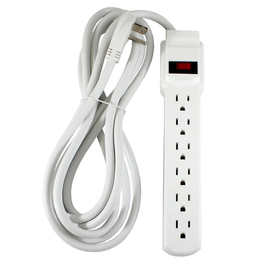 6-Outlet Surge Protector with 12 ft. Cord