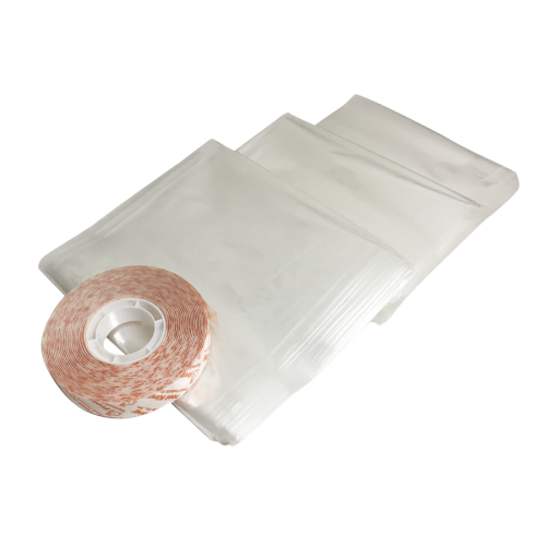 84 in. x 110 in. Patio Door Insulation Shrink Kit - 1 Sheet