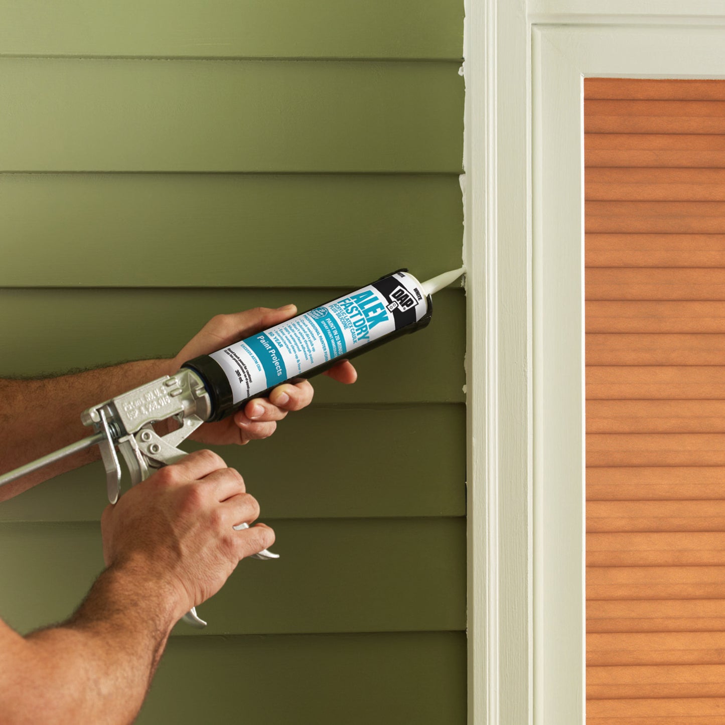 ALEX FAST DRY® Acrylic Latex Caulk Plus Silicone, 10.1 Fl. Oz., White