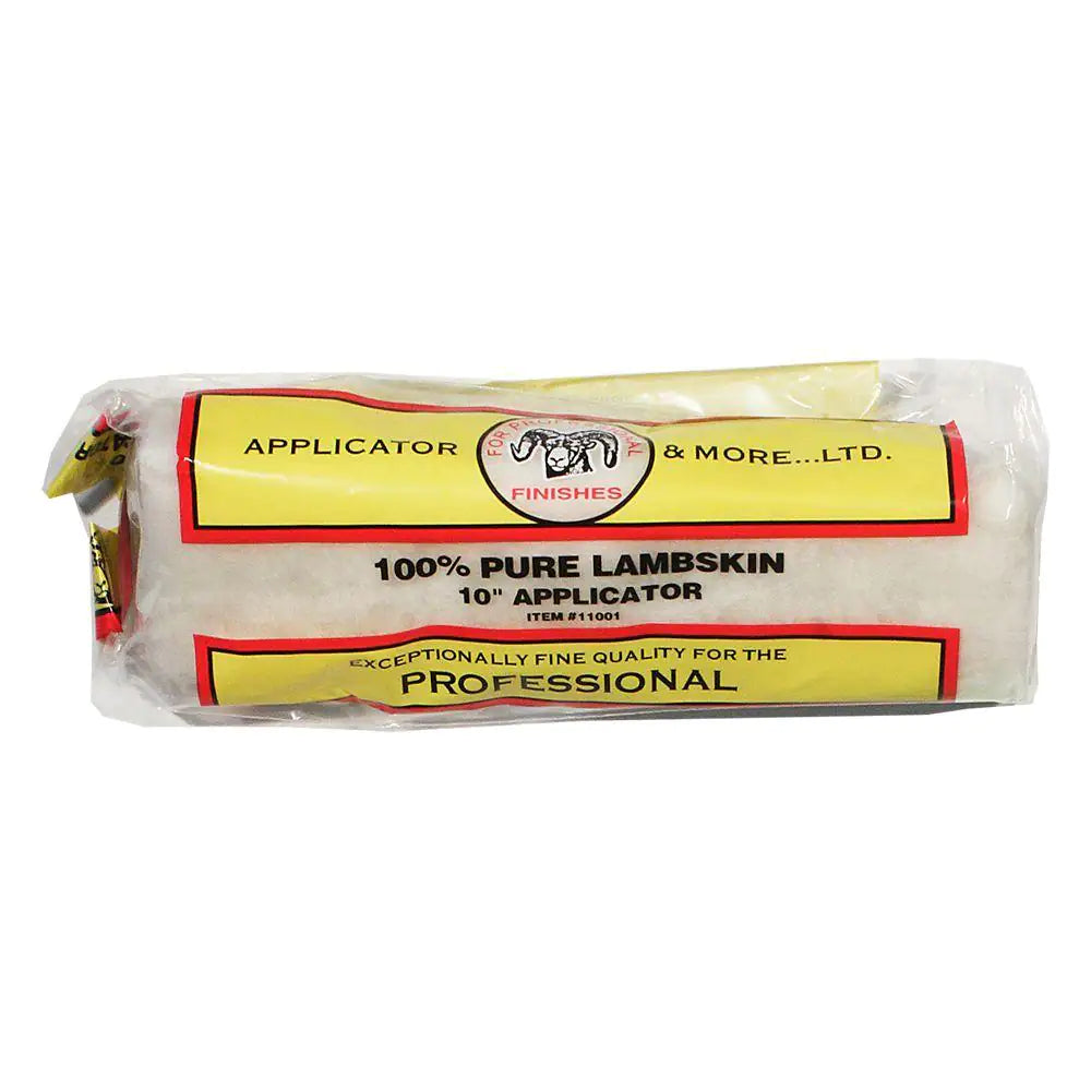 Almohadilla de piel de cordero de 10” con bloque