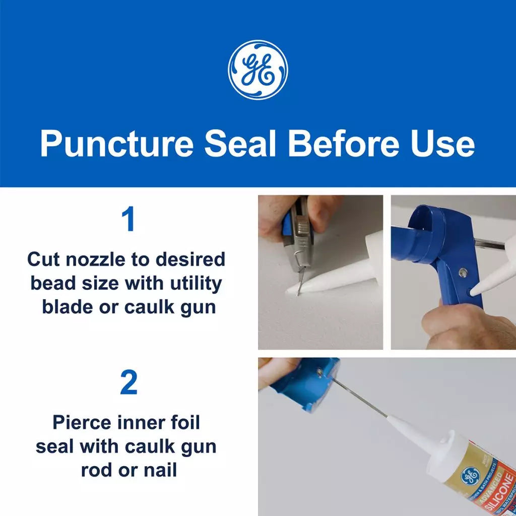All Purpose Silicone 1® 密封剂,10 液体。盎司,白色