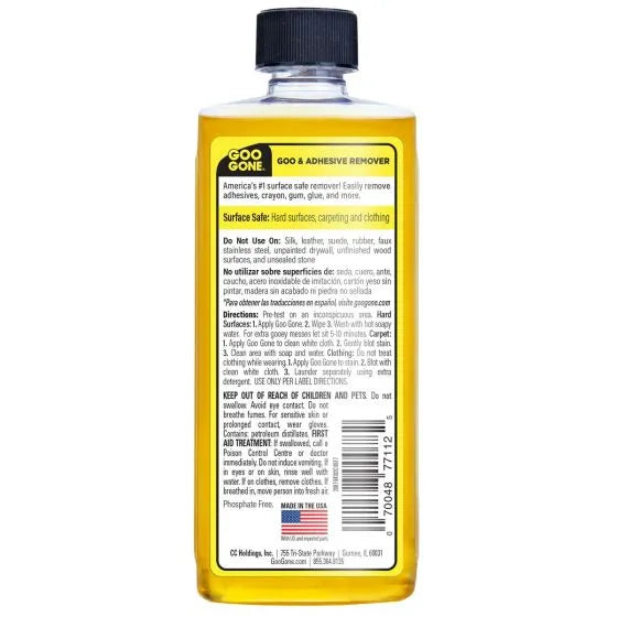 Original Goo & Adhesive Remover,8 液体。盎司。