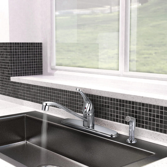 Single Handle Kitchen Faucet with Side Spray