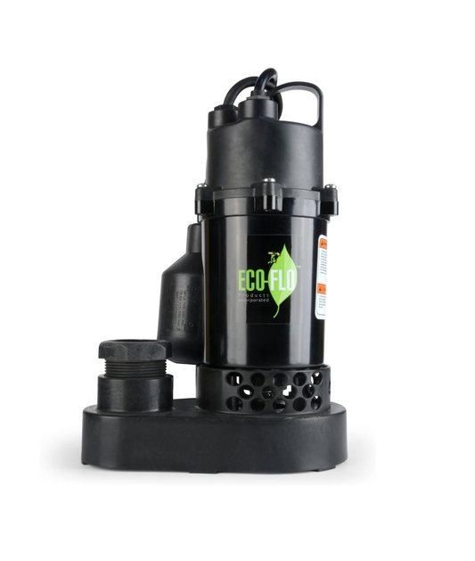 Sump Pump with Wide Angle Switch, 1/3 HP, 3,600 GPH