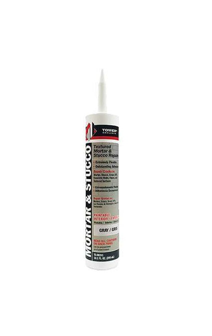 Textured Mortar & Stucco Repair, 10.1 Fl. Oz., Gray
