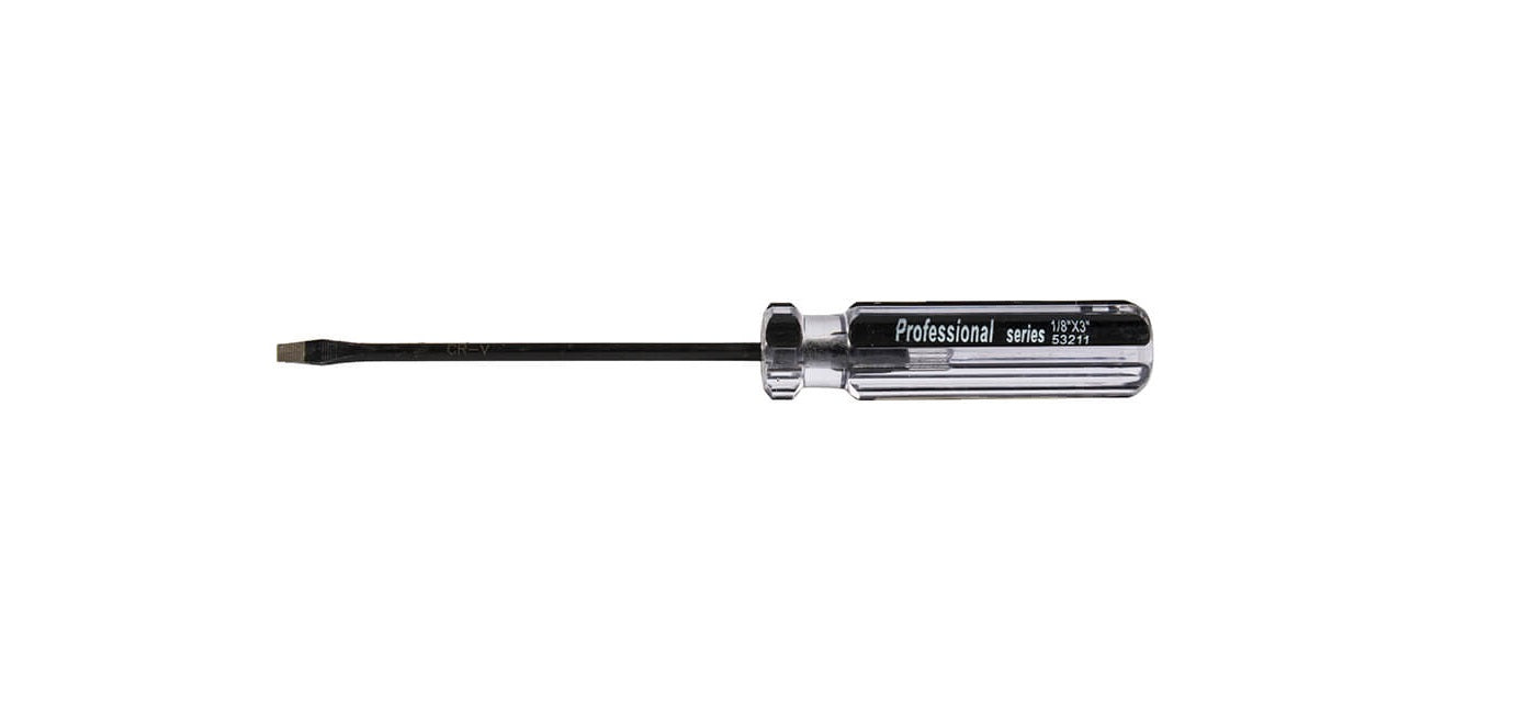 1/8 in. X 3 in. Pocket Slotted Screwdriver