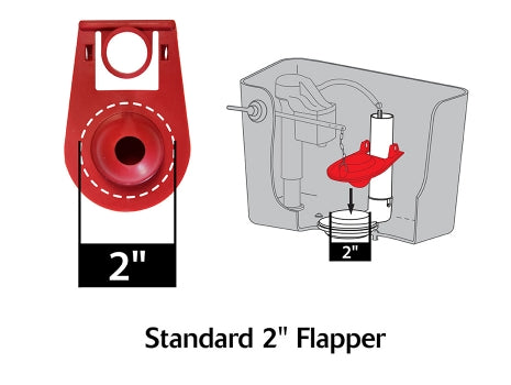 2" Classic Plus™ Toilet Flapper with Collar (2000)