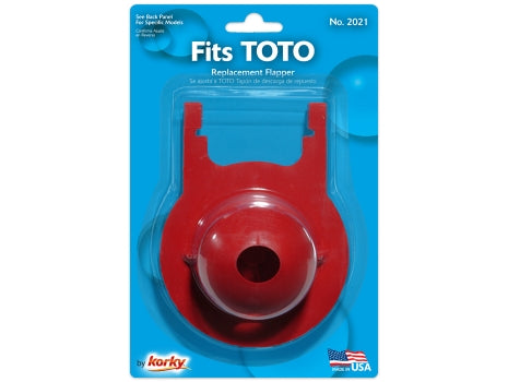 Large 3" Fits TOTO Red Toilet Flapper (2021)