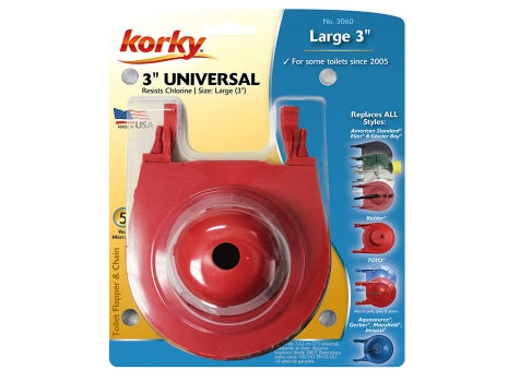 Large 3" Premium Universal Toilet Flapper (3060)