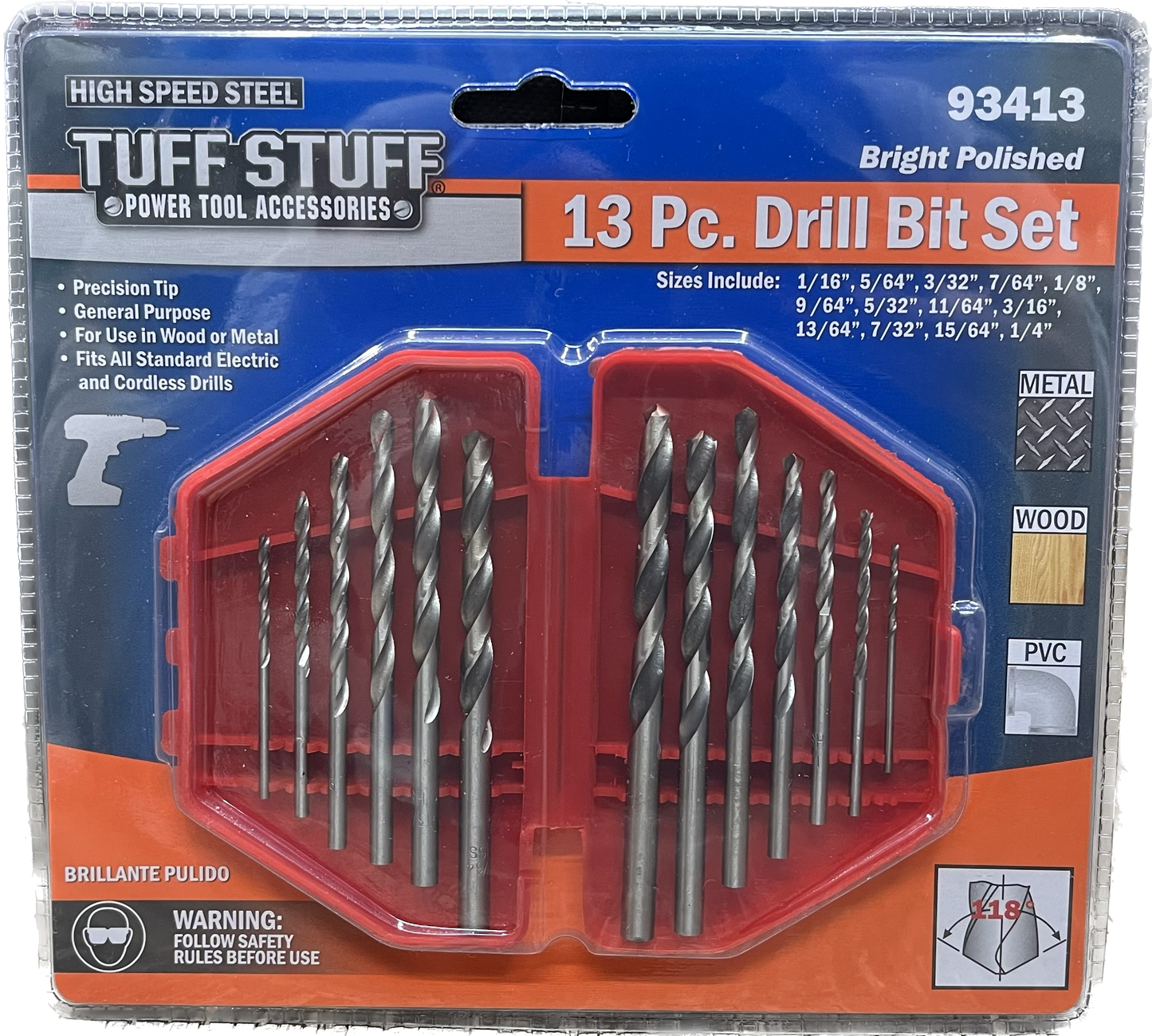 Drill Bit Set, 13 Pc.