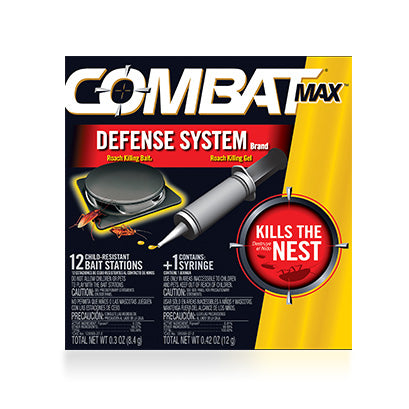 Roach Killing Bait and Gel, Defense System Brand - 12pk