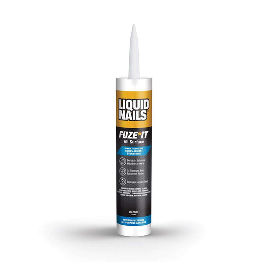 Fuze-It Adhesivo híbrido de alta resistencia para todas las superficies, 9 oz.