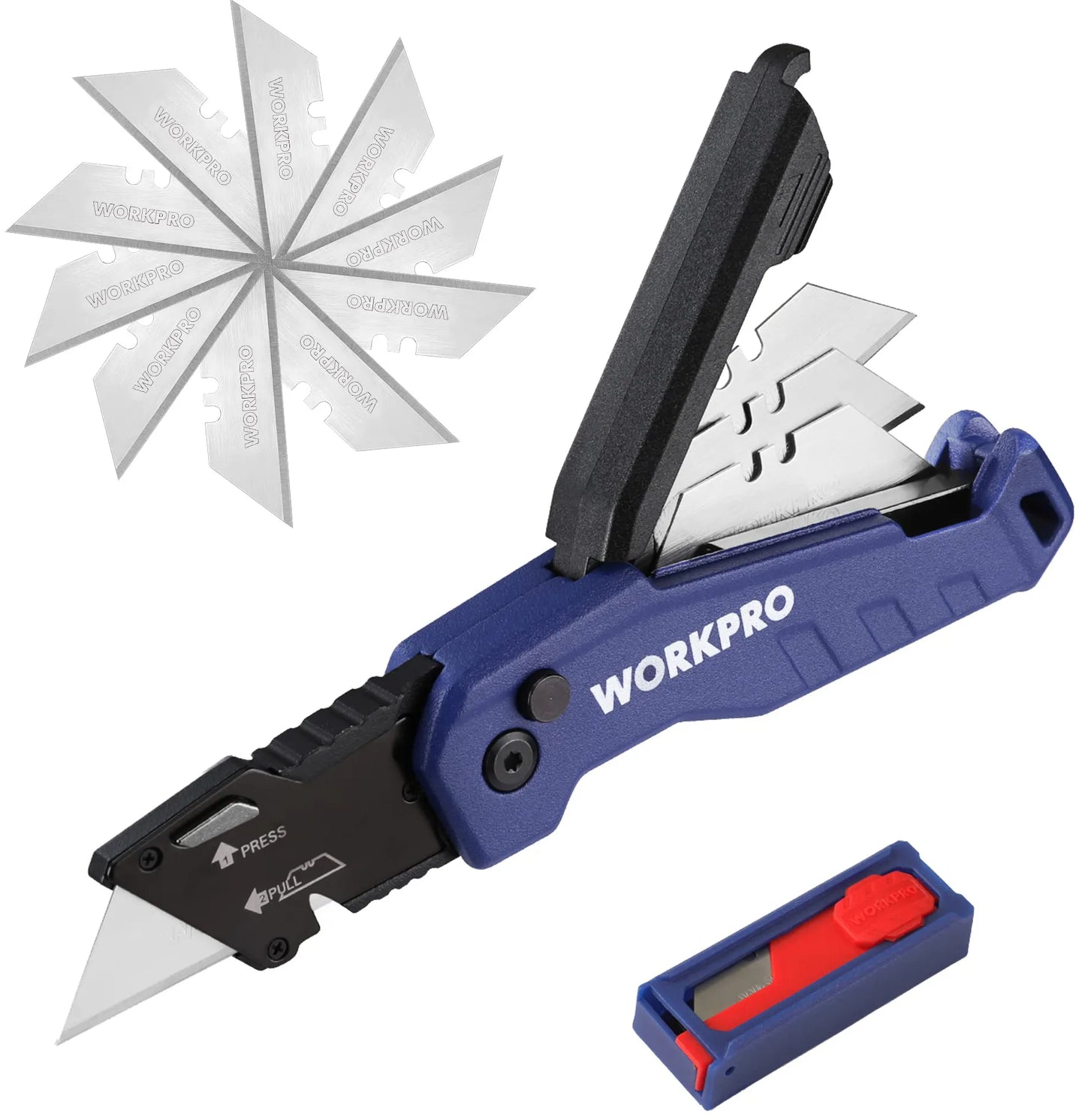 WorkPro 14-Blade Folding Utility Knife