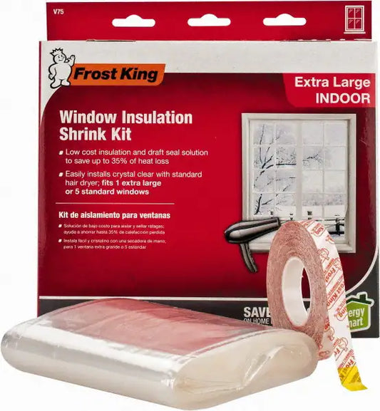 62 in. x 210 in. Window Insulation Shrink Kit - 1 Sheet