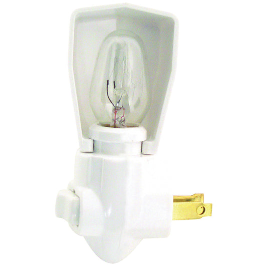 Night Light with Switch, White