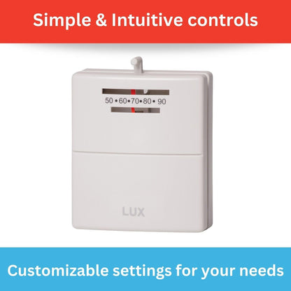 Mechanical Non-Programmable Thermostat, Heat Only