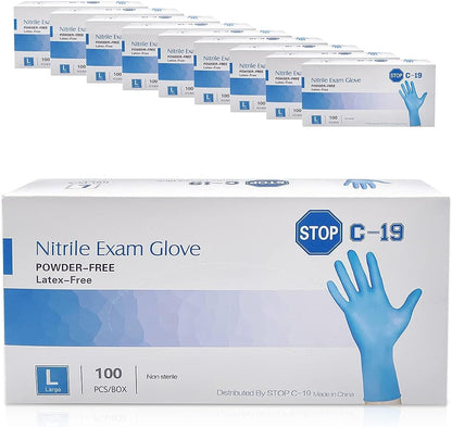 Nitrile Exam Gloves - 100 ct (Multiple Sizes)
