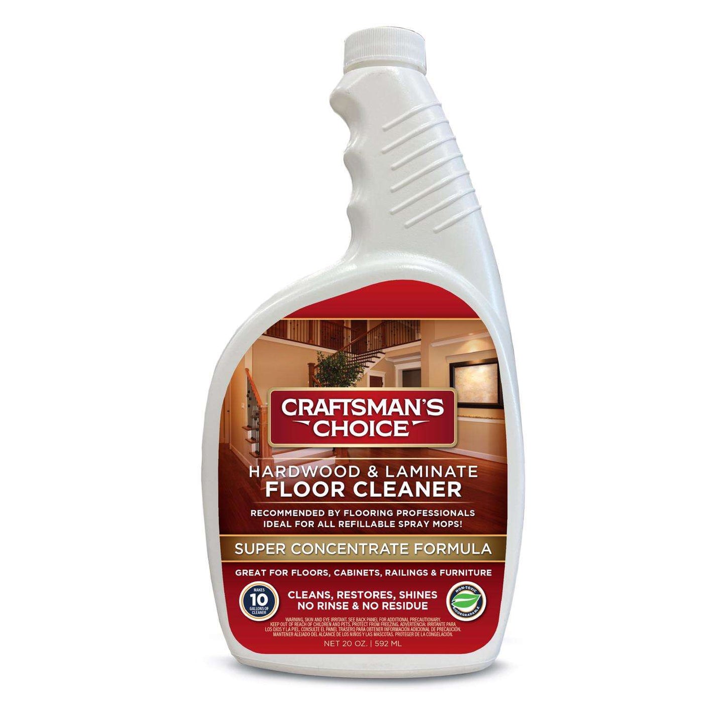 Hardwood & Laminate Floor Cleaner, 24 Oz.