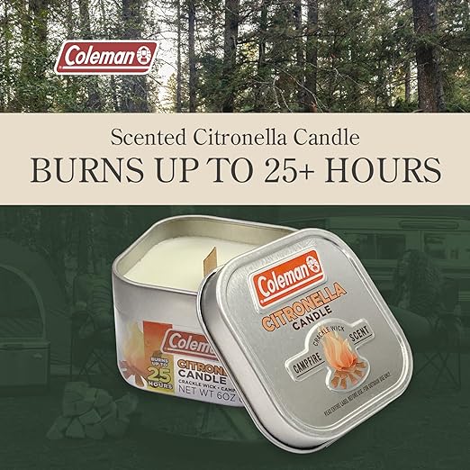 Citronella Candle, 6oz - Campfire Scented