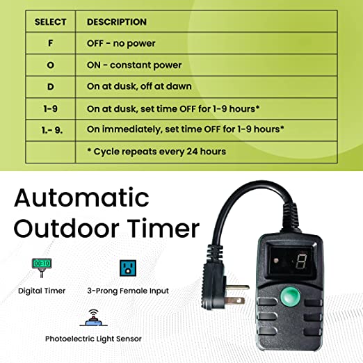 Outdoor/Indoor Digital Timer