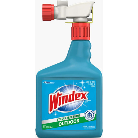 Outdoor Glass Cleaner, Unscented, 32 Oz.