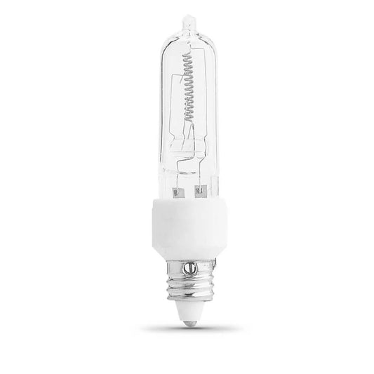 50 瓦 E11 基卤素替换灯泡，暖白色