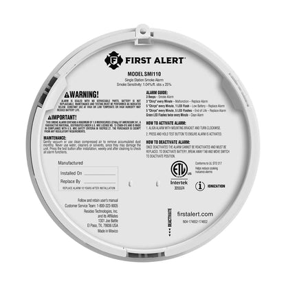 SMI110 10-Year Battery Smoke Alarm