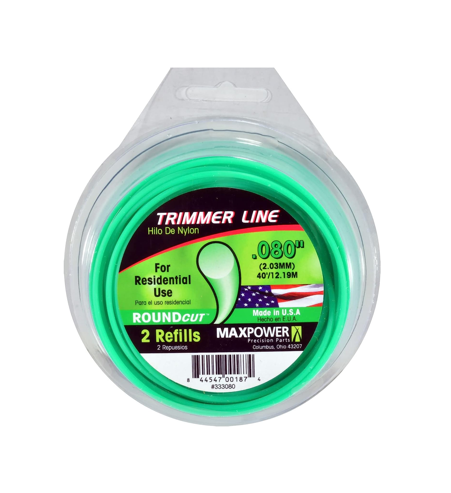 80 Inch Line Maxpower .080 in. Trimmer Line (333080) – Marine Park Hardware