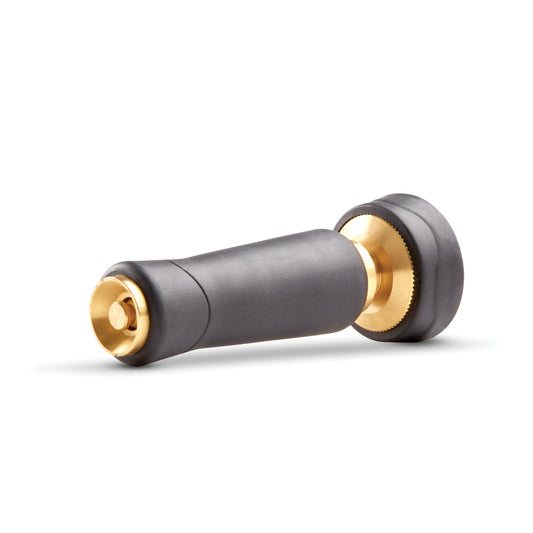 Brass Twist Nozzle with Rubber Grip