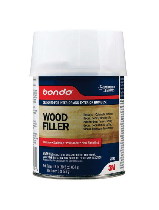 Wood Filler, Interior/Exterior, 1.9 lb.
