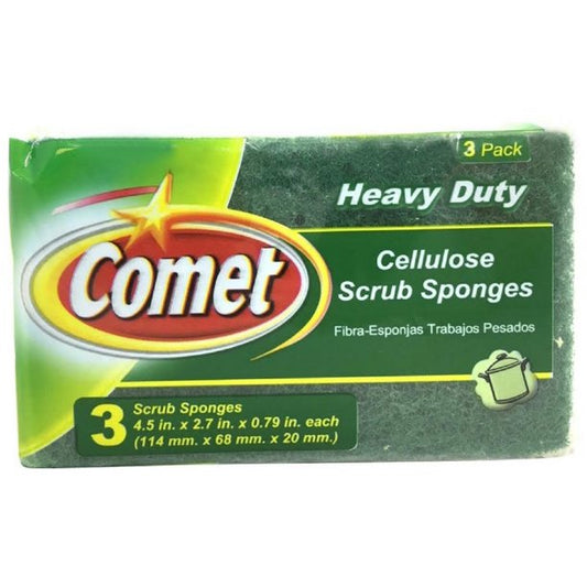 Heavy Duty Scrub Sponges - 3pk