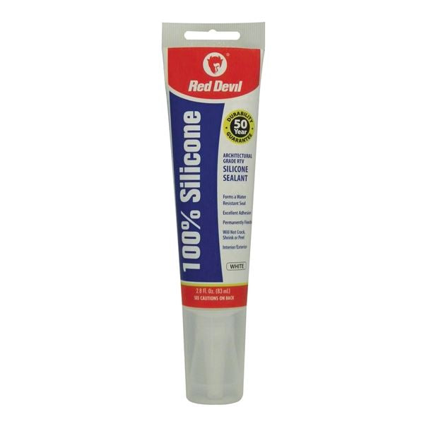 Red Devil High Temp Rvt Red Devil 100% Silicone Architectural Grade RTV Sealant, 2.8 Fl. Oz ...