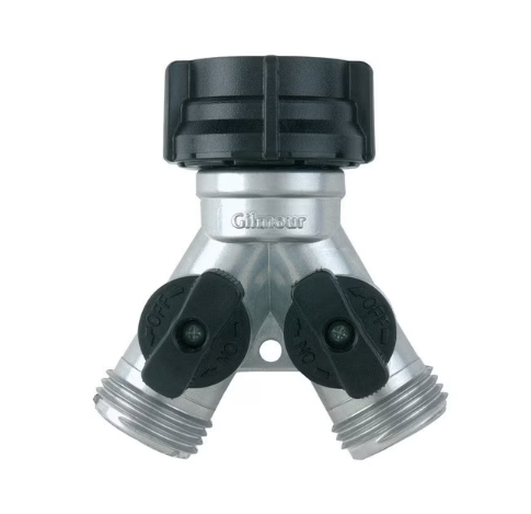 Hose 2-Way Metal On/Off Valve