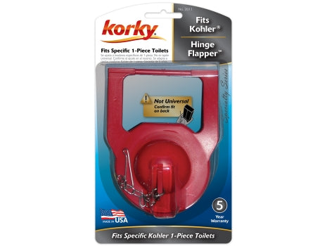 2" Fits Kohler® Hinge Toilet Flapper (2011)