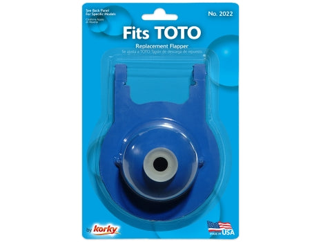 Large 3" Fits TOTO Blue Toilet Flapper (2022)