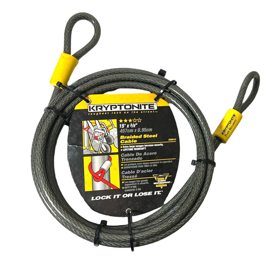 15 ft. x 3/8 in. Braided Steel Cable